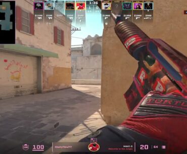 DONK IS BACK!!! CS2 POV donk (27/7) (dust2) | Counter-Strike 2 Faceit