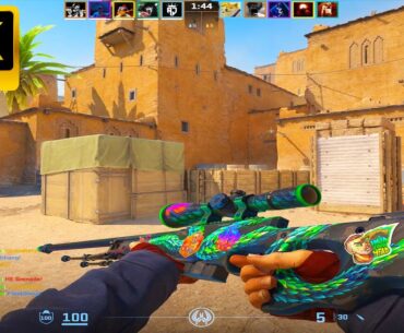 Counter Strike 2 -  Dust 2 - Full Gameplay (No Commentary)