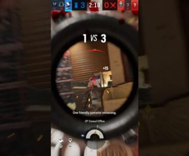 Rainbow6siege 1v3 #games #rainbowsixsiege #r6s #r6siege #clutch