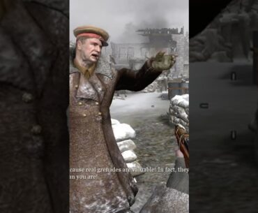 Why Are We Using Potatoes Instead Of Real Grenades? | Call of Duty 2 #callofduty #cod #shorts #games