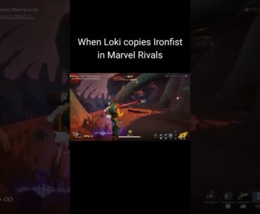 When Loki copies IronFist... #marvelrivals #marvel #gaming #fyp #funny #shortsfeed #trending