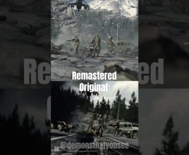 Gaz Death Original Vs Remastered #cod #fyp #foryou
