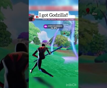 I got Godzilla! #foryou #fortnite #fn #gaming #fortniteclips #shorts