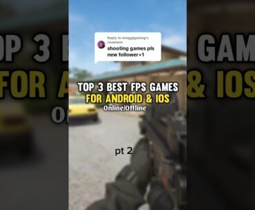 Top 3 Best FPS Games For Android & iOS 2025 (Offline/Online) #shorts