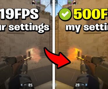 How to Get 500FPS in Counter Strike 2! (INSANE FPS BOOST)