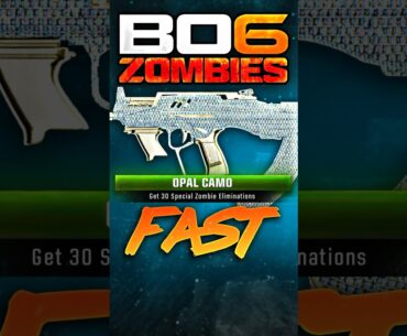 How to Unlock Opal FAST in Black Ops 6 Zombies... (Easy Camo)