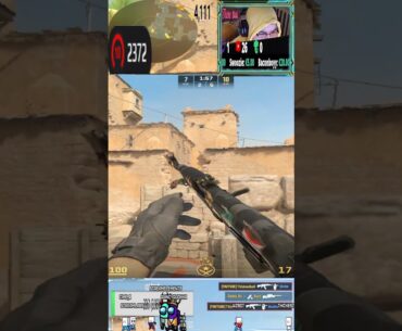 COUNTER STRIKE 2 SHORTS SOLOQ PLAYS (2183)#cs2 #gaming #counterstrike2 #twitch #counterstrike #gamer