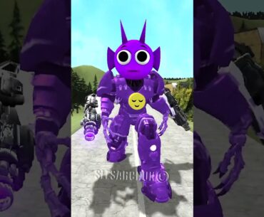 EVOLUTION NEW PURPLE SPRUNKI SONG TITAN VS DOCTOR FAMILY POPPY PLAYTIME 4 in Garry's Mod !