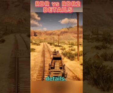 RDR vs RDR2 What's REMOVED #shorts #rdr #rdr2 #gaming #gamingshorts