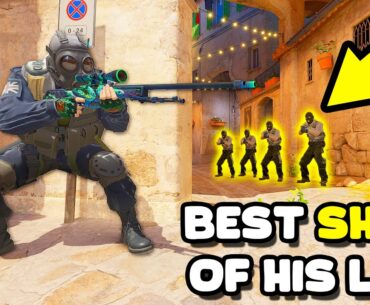 RAREST VAC SHOT of HIS LIFE! - CS2 HIGHLIGHTS