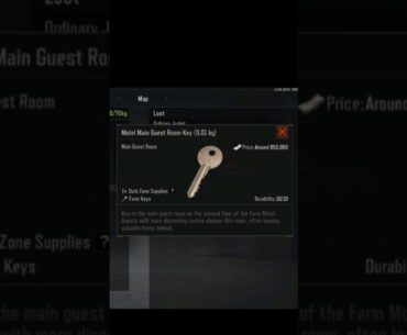 I found a Expensive key in Valley Lock down 850K #arenabreakout #fpsgames #gaming #peakab