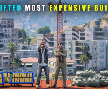 GTA 5 : MICHAEL GIFTED MOST EXPENSIVE BUILDING TO LOST GANG || BB GAMING
