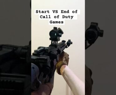 Start VS End of COD Games now #airsoft #callofduty #cod #reload #fpsgames #airsoftgun #tarkov #scp