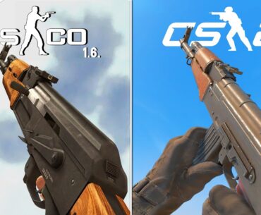 CS Classic Offensive vs CS2 - Details and Physics Comparison