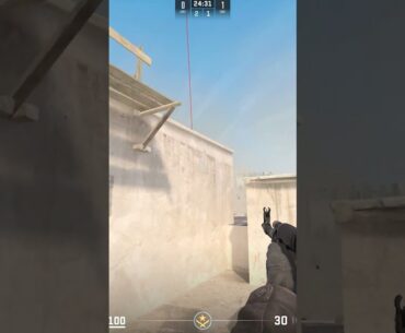 Counter Strike 2 - Dust 2 Fake Short Smoke Tactics #shorts