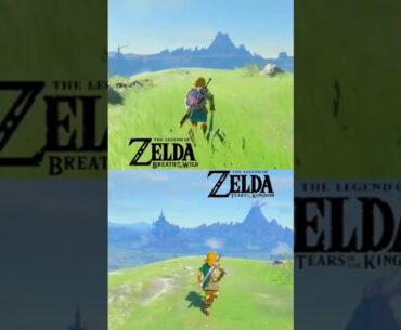Zelda 2023 Vs 2017  #vs #fps #gaming #games #zelda #short #shortsviral