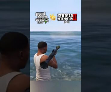 GTA 5 vs RDR2  Abone olurmusun   #fps #gaming #games #gta5 #rdr2