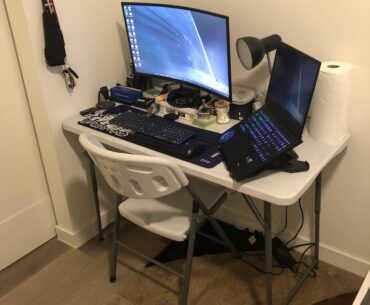 Decided to actually arrange my desk for once