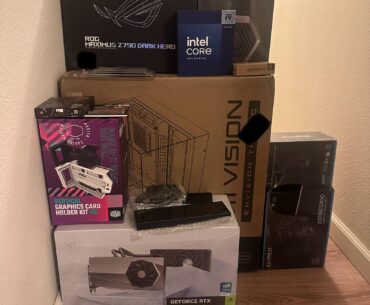 Been slowly buying components on sale since last November…