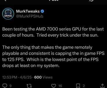 AMD GPUs chalked for Verdansk
