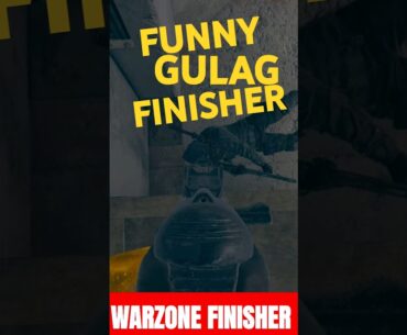 FUNNY GULAG FINISHER! #warzone #callofduty #cod