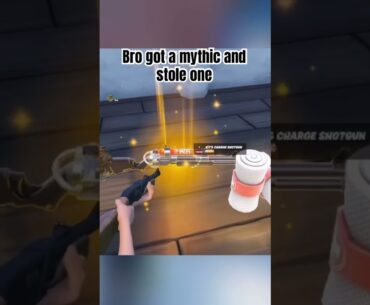 Bro got a mythic and stole one #fortnite #gaming #funny #fortnitemythicweapons @RAMPAGEDFN