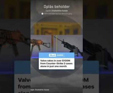 In March 2025, players opened 32 million cases in Counter-Strike 2, earning Valve $82 million.