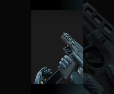 GLOCK 17 reload animation in Blender #blender #shorts #fpsgames