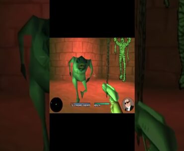 GET BACK #gaming #retrogaming #ps1 #alien #fpsgames #playstation #meninblack #youtubeshorts #pcgamer