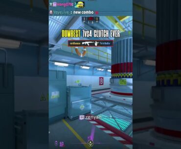 DUMBEST 1VS4 CLUTCH EVER #cs2 #counterstrike #csgo