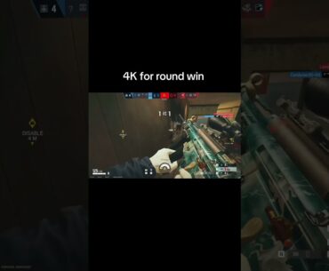Freaky 4K for the round win #fps #rainbowsixsiege #r6hub #r6siege #shooter #fpsgames #fps