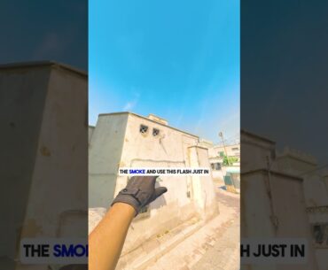 Dust-2 Smoke for Long!  #cs2 #csgo #cs2overpass #counterstrike #easy #howto #gaming #smokecs2