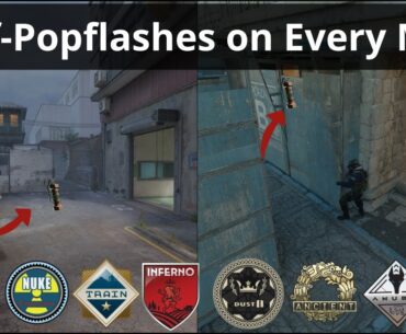 The Best Self-Popflashes on Every Map in CS2 Part 2