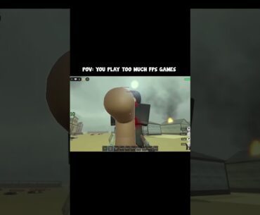Playing too much FPS games finally paid off