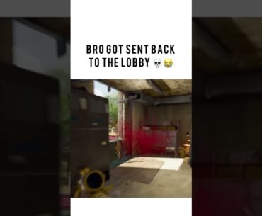 bro got Shot back to the lobby #callofduty #cod #firstpersonshooter #warzone #videogame #foryou