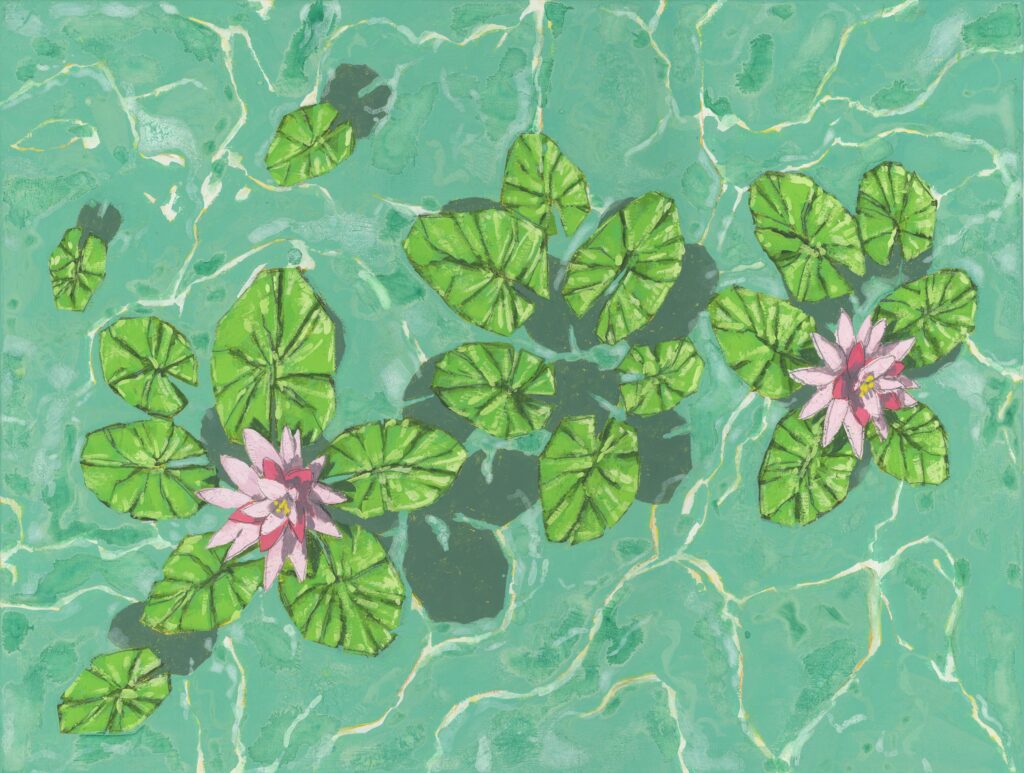 Painted Anubis lilies