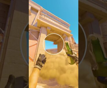 Take Advantage of Main Smoke on Anubis!  #cs2  #csgo #counterstrike #easy #shorts