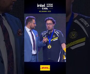 zywoo received his #ESLProTour @dhl MVP trophy right after the Grand Final