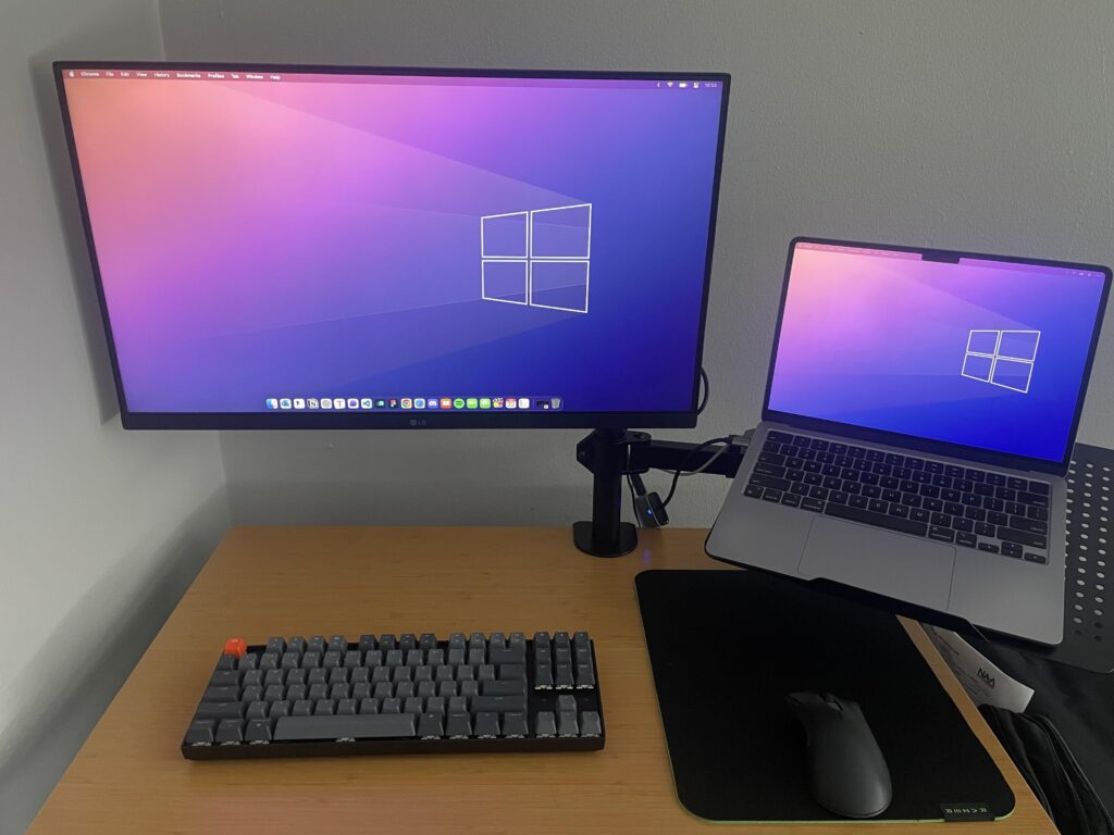 my minimal dorm setup 🌱