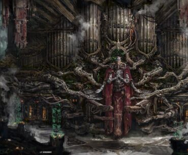 Hive Depths, Album Cover I painted for Archotechna