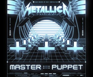 I made MASTER OF PUPPETS in the style of cyberpunk / retrofuturism / vaporwave!