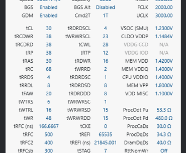 Is there a setting that doesn't make sense?? 75ns+6000 C30 + 9800x3d + b650m hdv m2