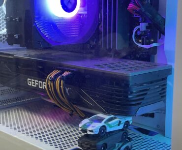 So my friend just got a 3080ti and sent me his finished setup.