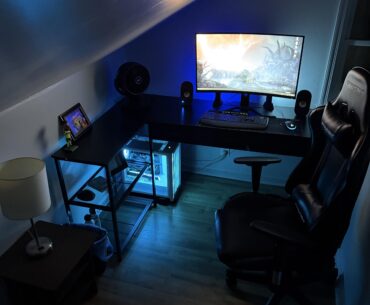 New Desk but lighting could use some work. Ideas?