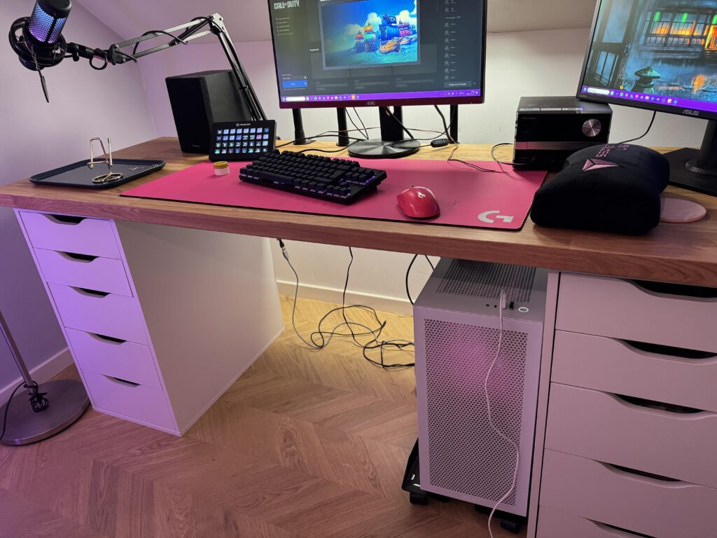How do you secure your "tabletop"?