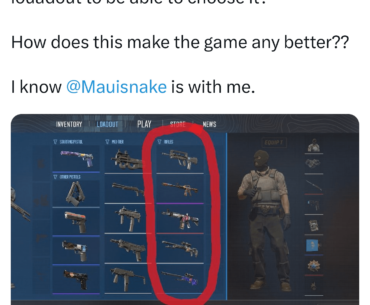 Someone justify limiting weapons in the loadout...