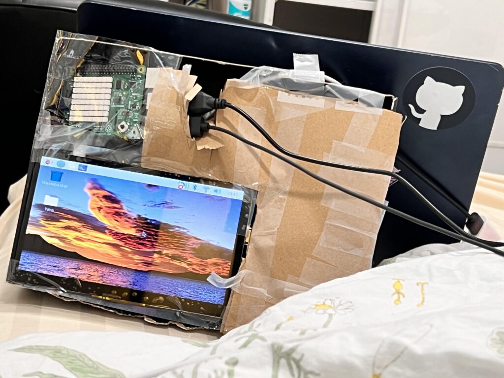 Rassberrypi setup, was my pride and joy, (Use it for coding on my Sensehat and other stuff,)