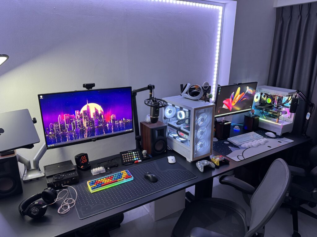 His and Hers setup