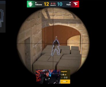 Degster overjoyed after beating Faze in the semis with a 1.30 rating