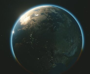Is there a reason the Earth is so dark?
